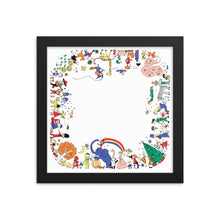 画像をギャラリービューアに読み込む, パレード(フレーム付ポスター)