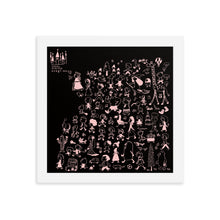 画像をギャラリービューアに読み込む, おしろへいこう ピンク(フレーム付)