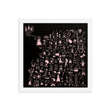 画像をギャラリービューアに読み込む, おしろへいこう ピンク(フレーム付)