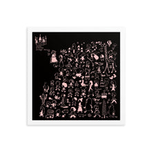 画像をギャラリービューアに読み込む, おしろへいこう ピンク(フレーム付)